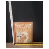 Framed Embroidery 'Jordan At The Wedding '