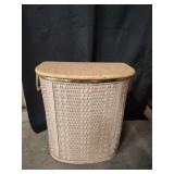 MCM Wicker Laundry Hamper