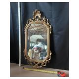 Gold Gilt Hollywood Regency Mirror