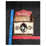 Vtg Coca Cola Letter Holder/Key Rack