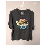 ModErnLux 'Good Vibes' Short Sleeve Tee Size L