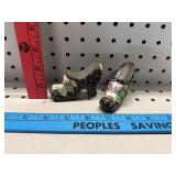 Vtg Handpainted Porcelain Miniature High Heels