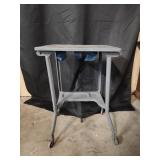 Metal Rolling Industrial Typewriter Cart