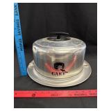 Vtg West Bend Aluminum Cake Carrier
