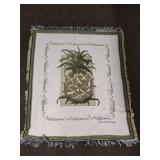 Decorative Pineapple Tapestry/Throw 'Welcome '