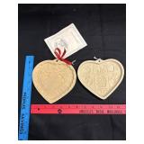 Stoneware Heart Shaped Molds