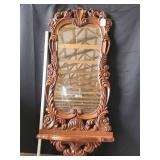 VTG Ornate Carved French Style Wall Mirror
