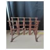 MCM Faux Leather Magazine Rack