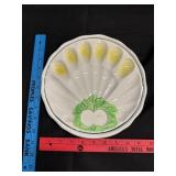 Ceramic Lettuce Deviled Egg 10' Platter