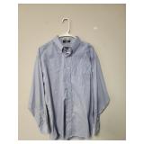 George Pin Stripe LS Button Up Shirt