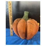 Hand Carved Chainsaw Art Pumpkin