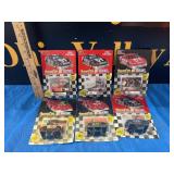 (6) Nascar 90's Die Cast Cars & Collector Cards