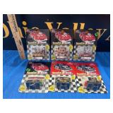 (6) Nascar 90's Die Cast Cars & Collector Cards