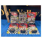 (6) Nascar 90's Die Cast Cars & Collector Cards