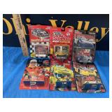 (6) Nascar 90's Die Cast Cars & Collector Cards