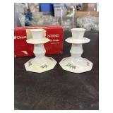 Vintage NIKKO Christmas Candle Holders