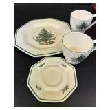 Vintage NIKKO Christmas 4 Misc Dinner Pieces