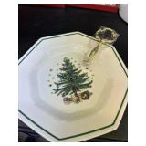 NIKKO Christmas Serving Tray with Handle