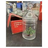 Vintage NIKKO Christmas Candy Jar