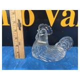 VTG Glass Top of Hens on Nest