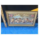 (2) Framed Baby Angel Artwork