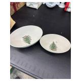 Spode Set of 2 Christmas Nesting Bowls