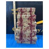(5) Fabric Covered Nesting Storage Boxes