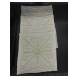 (4) Quilt Shams 'Dresden Plate' Pattern Stiched