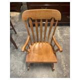 28in Wooden Kids Rocking Chair