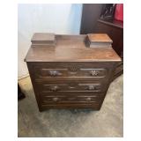VTG Victorian Style Walnut Dresser