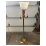 56in VTG Art Deco Torchiere Floor Lamp