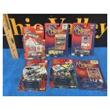 (6) Nascar 90's Die Cast Cars & Collector Cards