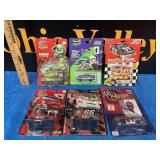 (6) Nascar 90's Die Cast Cars & Collector Cards
