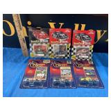 (6) Nascar 90's Die Cast Cars & Collector Cards