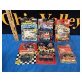 (6) Nascar 90's Die Cast Cars & Collector Cards