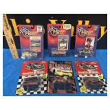 (6) Nascar 90's Die Cast Cars & Collector Cards