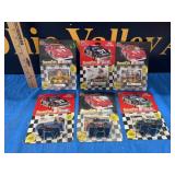 (6) Nascar 90's Die Cast Cars & Collector Cards