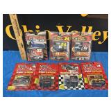 (7) Nascar 90's Die Cast Cars & Collector Cards