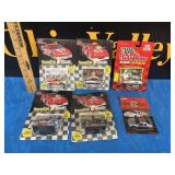 (6) Nascar 90's Die Cast Cars & Collector Cards