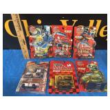 (6) Nascar 90's Die Cast Cars & Collector Cards
