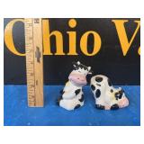 Black & White Cow Salt & Pepper Shakers
