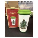 Spode Travel Mug Silicone Lid Christmas