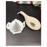 Spode 2 Spoon Rests Melamine Porcelain