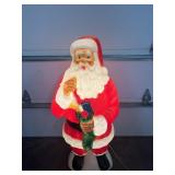 40in Plastic Blow Mold Santa Claus