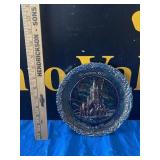 1973 Fenton Carnival Glass Christmas Plate