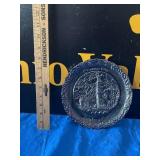 1975 Fenton Carnival Glass Christmas Plate