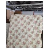 Pink Floral Rose Quilt