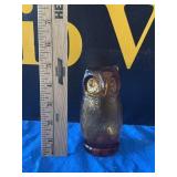 VTG Pilgrim Glass Owl Paperweight
