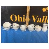 Kenmark Fine China Cups & Sugar & Creamer