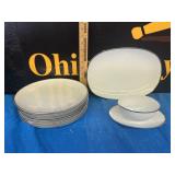 Kenmark Fine China Plates & Gravy Boat